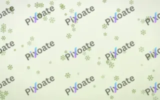 Matcha Latte Snowflakes II — light green and white weather background, variation II