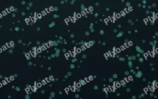 Midnight Garden Snowflakes Dense II — dark green and black weather background, variation II