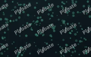 Midnight Garden Snowflakes Dense III — dark green and black weather background, variation III