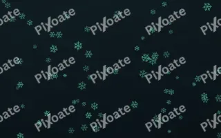 Midnight Garden Snowflakes II — dark green and black weather background, variation II