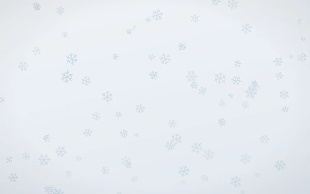 Mist Blue Snowflakes — light blue and white weather background