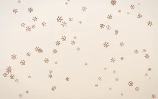 Mocha Milk Snowflakes — light orange and white weather background