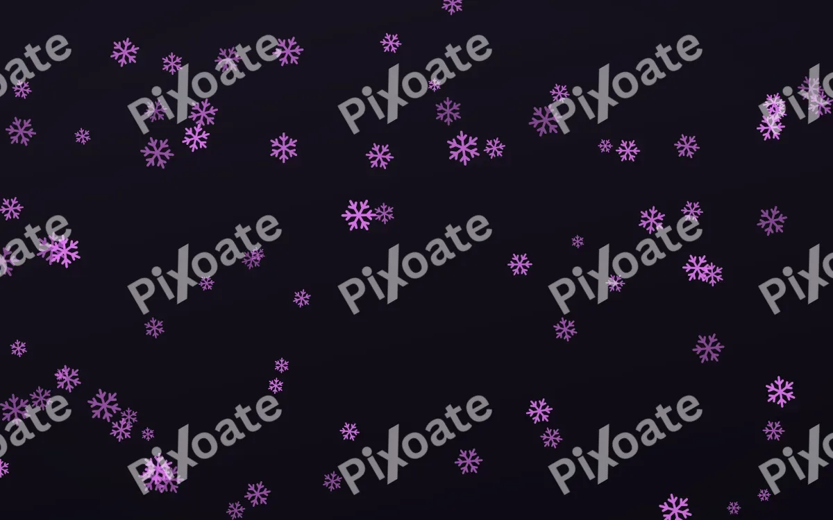 Neon Noir Snowflakes — dark purple, teal and black weather background