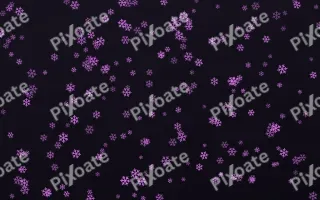 Neon Noir Snowflakes Dense — dark purple, teal and black weather background
