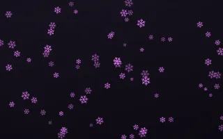 Neon Noir Snowflakes II — dark purple, teal and black weather background, variation II