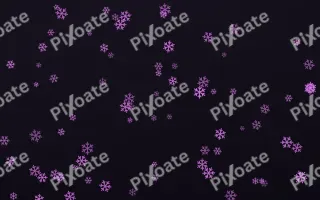 Neon Noir Snowflakes III — dark purple, teal and black weather background, variation III