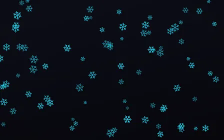 Neonline Snowflakes — dark teal, pink and black weather background