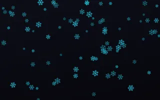 Neonline Snowflakes II — dark teal, pink and black weather background, variation II