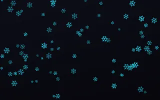Neonline Snowflakes III — dark teal, pink and black weather background, variation III