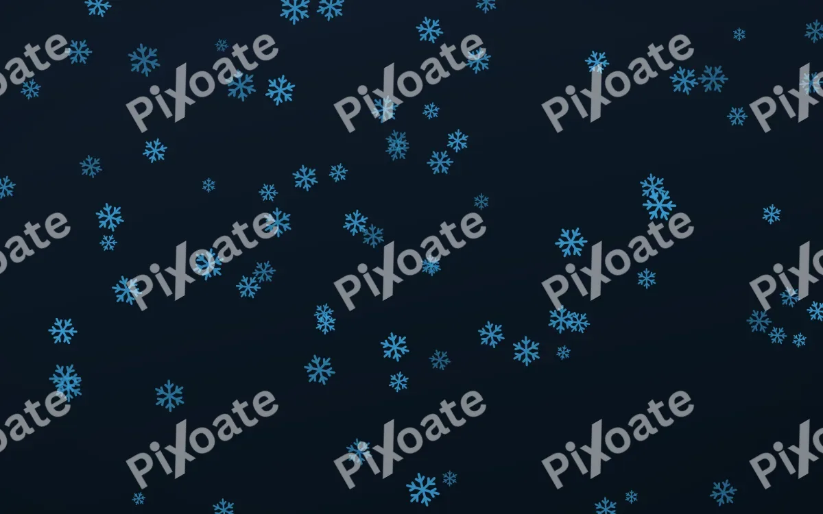 Ocean Ink Snowflakes — dark blue weather background