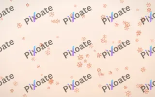 Peach Fuzz Snowflakes — light orange and white weather background