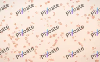 Peach Fuzz Snowflakes Dense III — light orange and white weather background, variation III