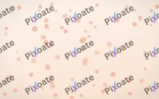 Peach Fuzz Snowflakes II — light orange and white weather background, variation II