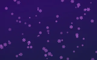 Plum Snowflakes — dark purple weather background