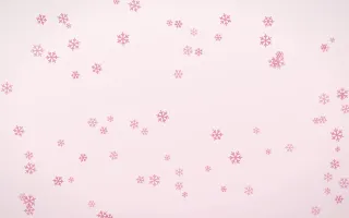 Rosewater Snowflakes — light pink and white weather background