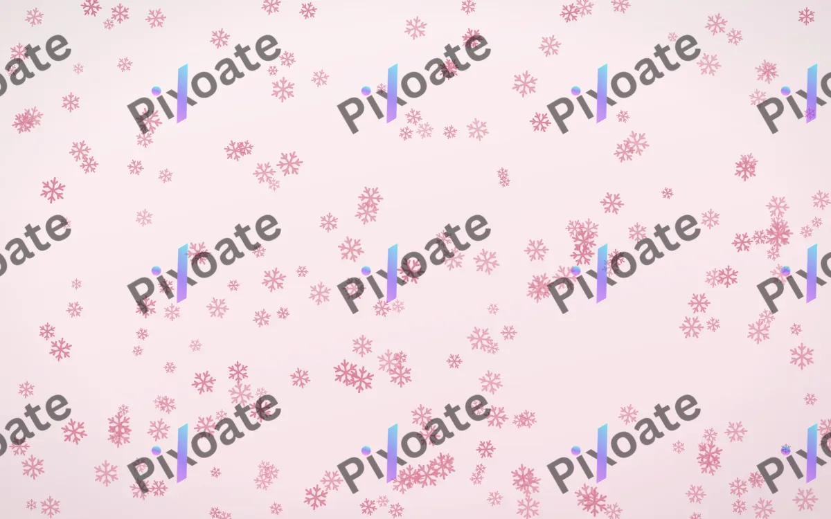 Rosewater Snowflakes Dense — light pink and white weather background