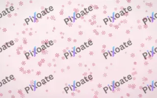 Rosewater Snowflakes Dense II — light pink and white weather background, variation II