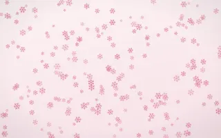 Rosewater Snowflakes Dense III — light pink and white weather background, variation III