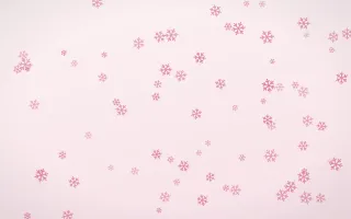 Rosewater Snowflakes III — light pink and white weather background, variation III