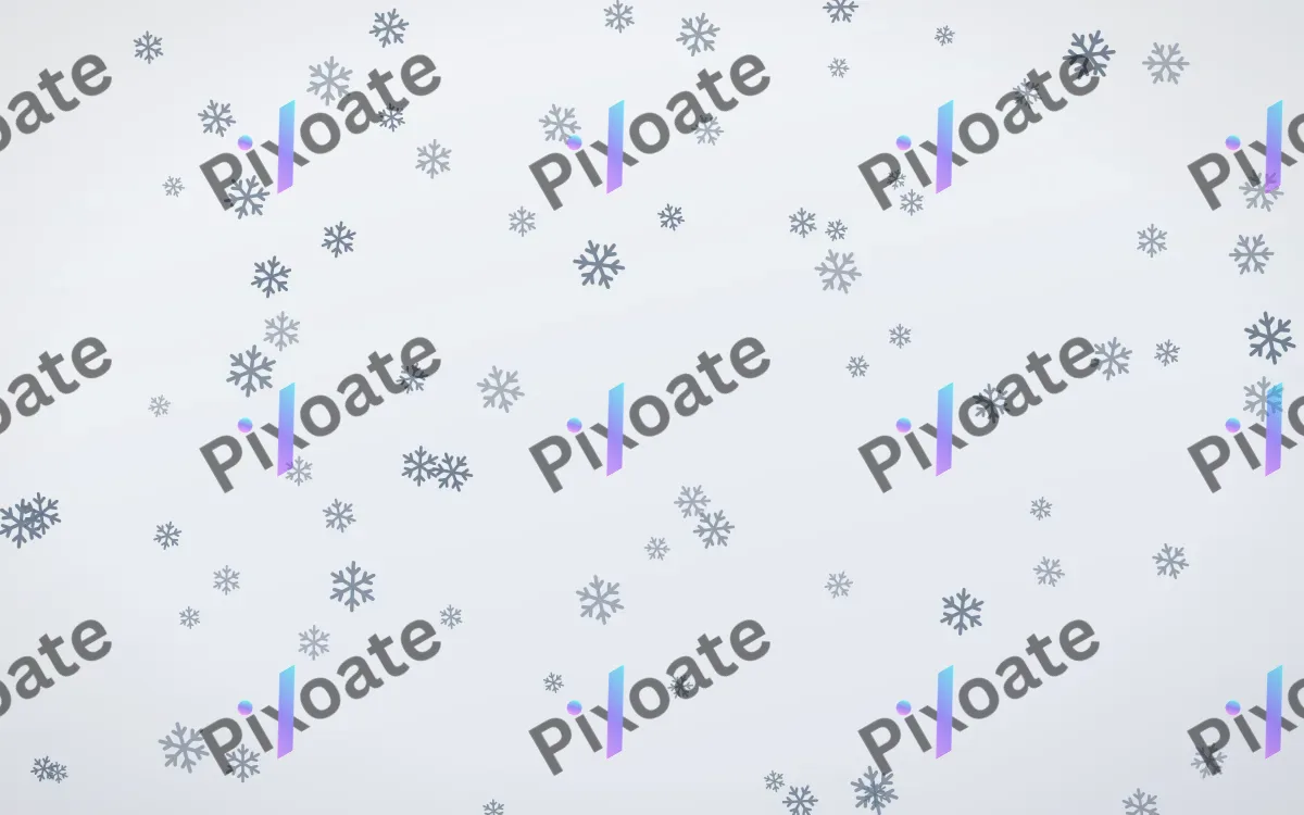 Slate Mist Snowflakes — light blue and white weather background