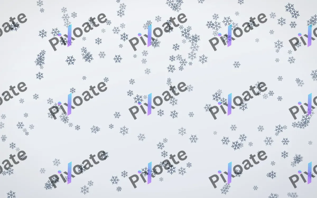 Slate Mist Snowflakes Dense — light blue and white weather background
