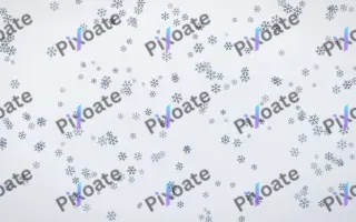 Slate Mist Snowflakes Dense III — light blue and white weather background, variation III