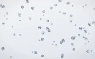 Slate Mist Snowflakes II — light blue and white weather background, variation II