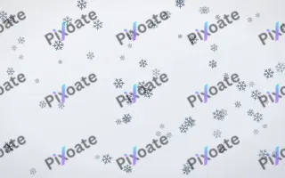 Slate Mist Snowflakes II — light blue and white weather background, variation II