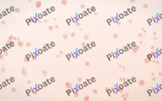 Sorbet Snowflakes III — light red, orange and white weather background, variation III