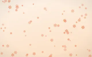 Sunset Pop Snowflakes — light orange and beige weather background