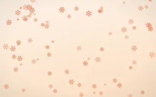 Sunset Pop Snowflakes II — light orange and beige weather background, variation II
