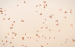 Terracotta Snowflakes — light orange and beige weather background