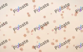 Terracotta Snowflakes II — light orange and beige weather background, variation II