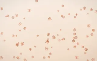 Terracotta Snowflakes III — light orange and beige weather background, variation III