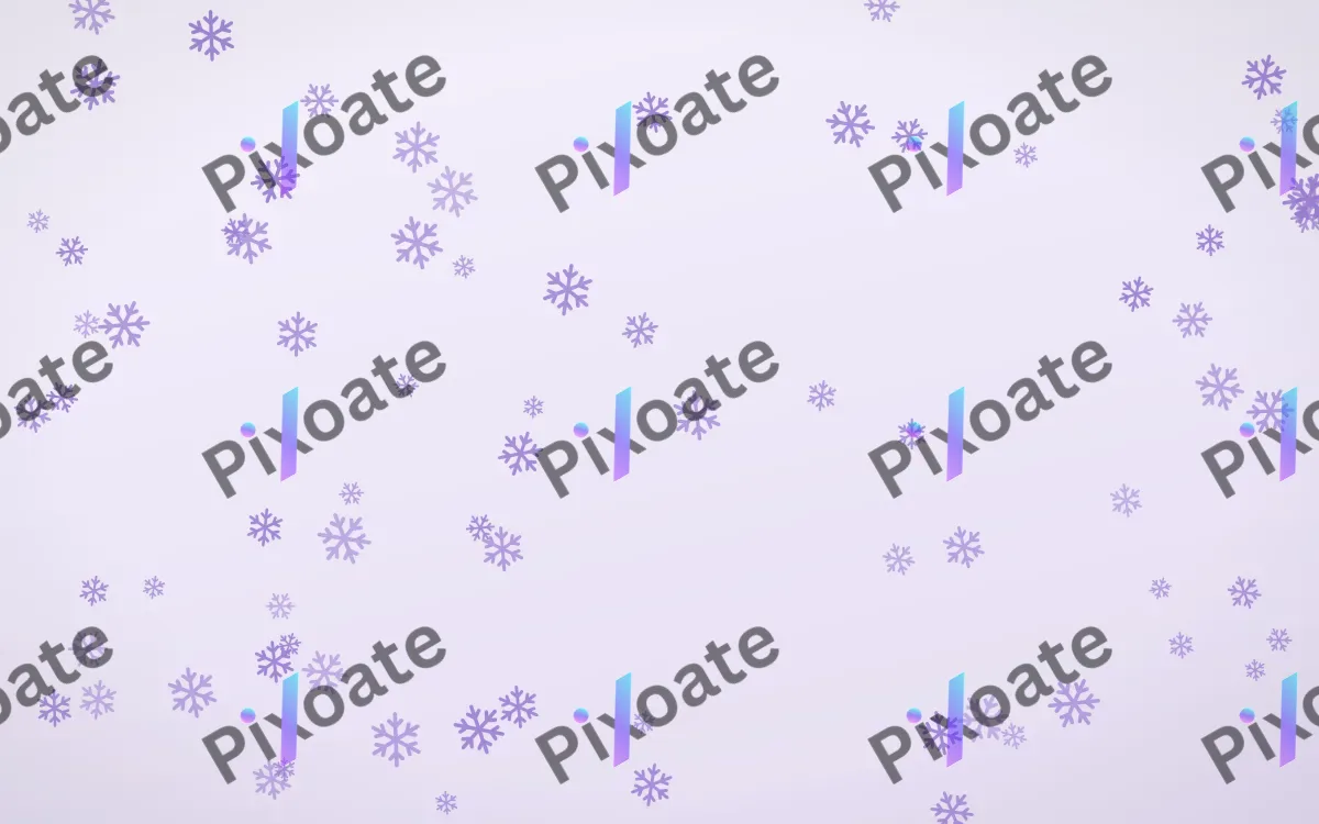 Wisteria Snowflakes — light purple and white weather background