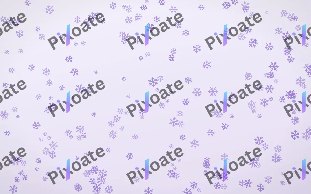 Wisteria Snowflakes Dense — light purple and white weather background