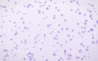 Wisteria Snowflakes Dense — light purple and white weather background