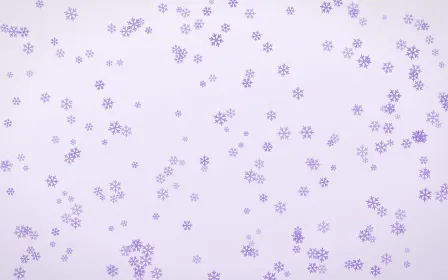 Wisteria Snowflakes Dense — light purple and white weather background