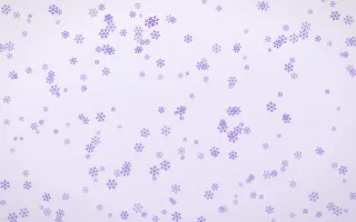 Wisteria Snowflakes Dense II — light purple and white weather background, variation II
