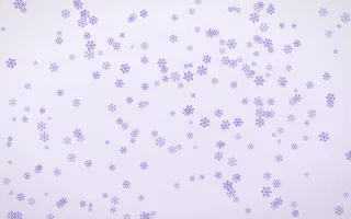Wisteria Snowflakes Dense III — light purple and white weather background, variation III