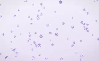 Wisteria Snowflakes II — light purple and white weather background, variation II