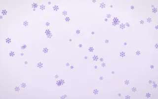 Wisteria Snowflakes III — light purple and white weather background, variation III