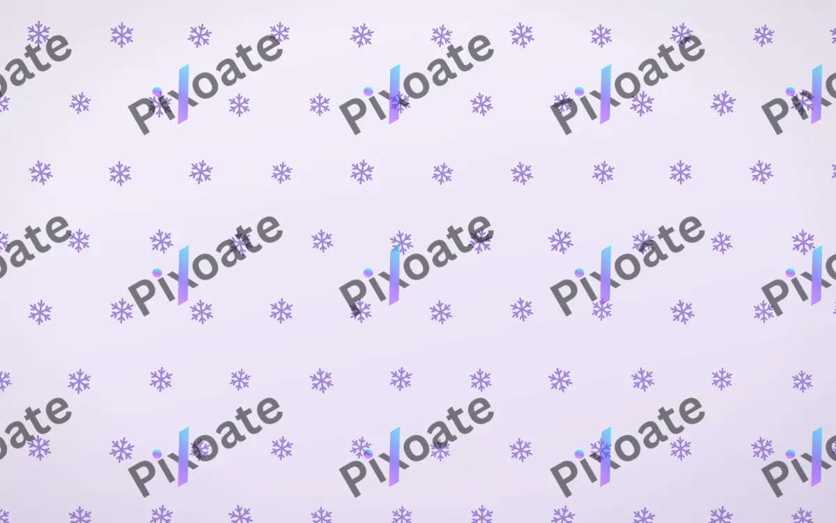 Wisteria Snowflakes Tiled — light purple and white weather background