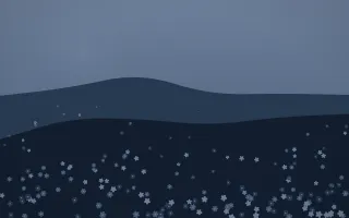 Blue Hour Wildflower Meadow X — dark blue wildflower background, variation X