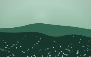 Emerald Mist Wildflower Meadow III — dark green wildflower background, variation III