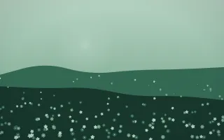 Emerald Mist Wildflower Meadow IX — dark green wildflower background, variation IX