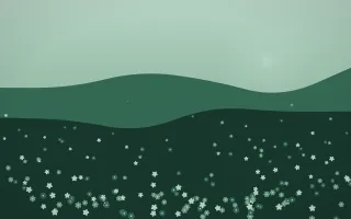Emerald Mist Wildflower Meadow XI — dark green wildflower background, variation XI