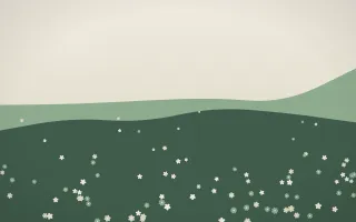 First Light Wildflower Meadow — light beige and green wildflower background