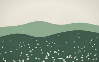 First Light Wildflower Meadow VI — light beige and green wildflower background, variation VI