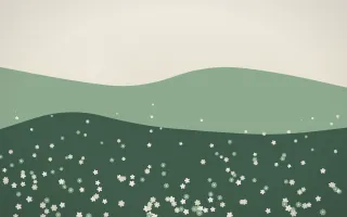 First Light Wildflower Meadow XI — light beige and green wildflower background, variation XI